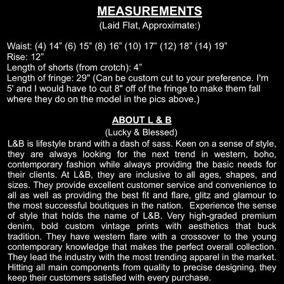 RESTOCKED! L & B Star Print Distressed Jean/Shorts - Picture 16 of 16